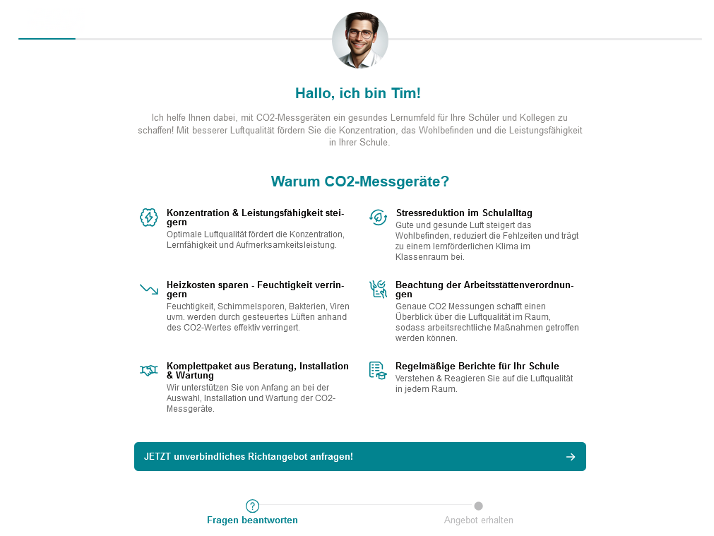 CO2 Messgeräte Angebot erhalten